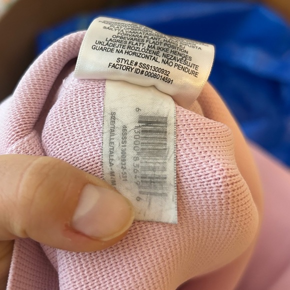 Herve Leger Paris Baby Pink Turtleneck Cropped Top - Picture 5 of 9